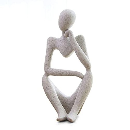 Creative Abstract Character Thinker Statue