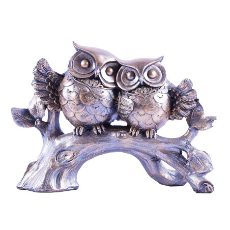 Owl Sitting On Tree Showpiece