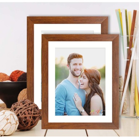 Wood Brown Wall Photo Frame