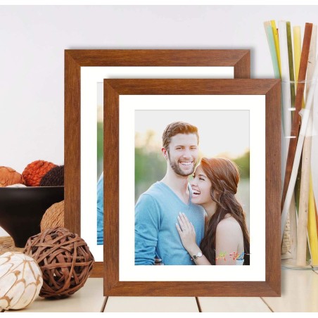 Wood Brown Wall Photo Frame