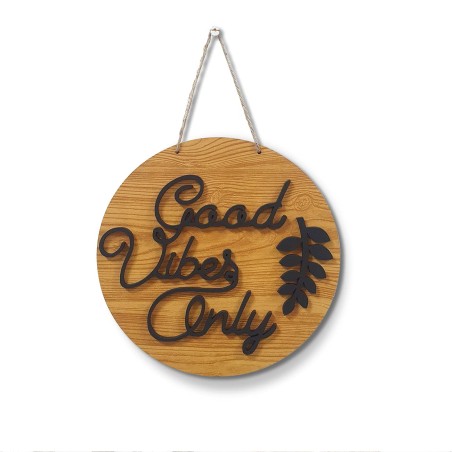 Good Vibes Only Wall Sign