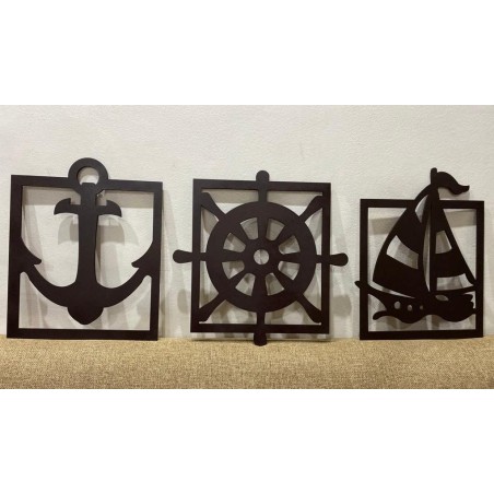 Boat Sign Board Wall Art Plaque