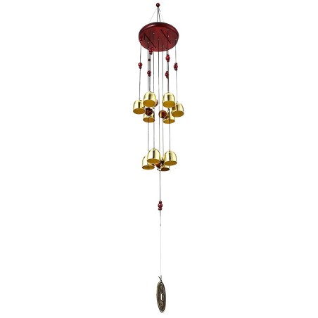 Golden Bell Wind Chime Hanging