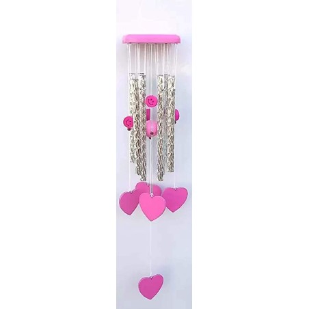 Heart Shape Love Wind Chime