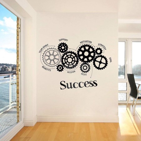 Success Working Gears Wall Art