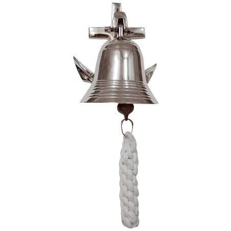 Nautical Bell With Anchor Mount